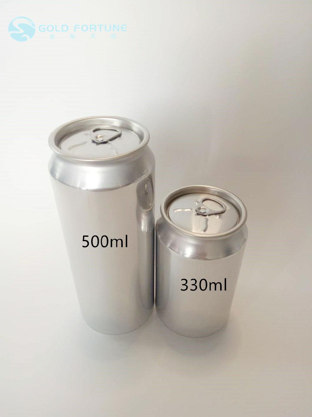 Standard 330ml 500ml Aluminum Beer Cans Manufacturer