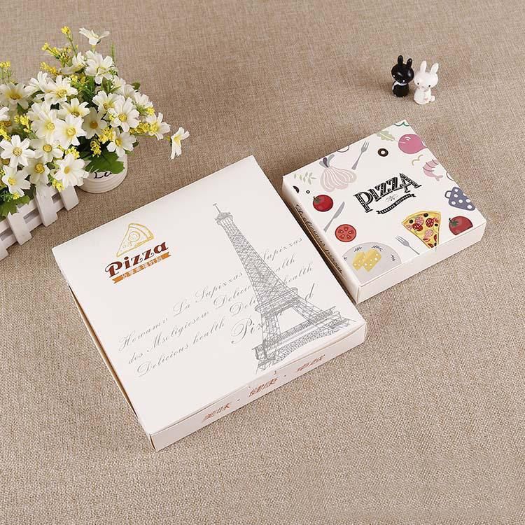 Customized Pizza Food Cake Storage Printed Folded Package Food Storage Packag Box