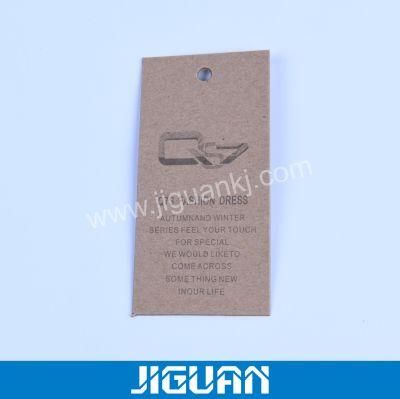 Recycled OEM Logo Custom PVC Paper Hangtag