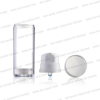 Hot Sale Clear Airless Vacuum Pump Lotion Bottle for Skincare