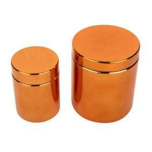 Gensyu Fashionable Exquisite HDPE Plastic Container with Lid for Candy