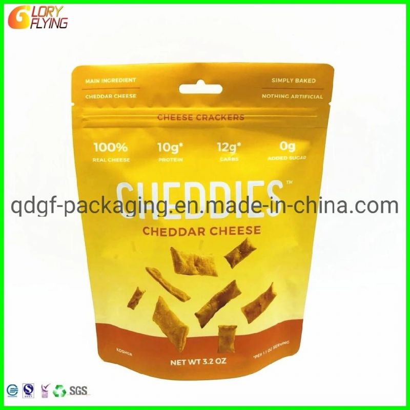 Plastic Zipper Pouch Food Packaging Stand up Bag Factory