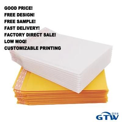 Kraft Mailer Sample Free Hot Sale Premium Co-Extruded Custom Pink Poly Bubble Mailers Made in China Manufacture