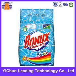 Heat Sealed Plastic Header Stand up Washing Powder Packaging Bag