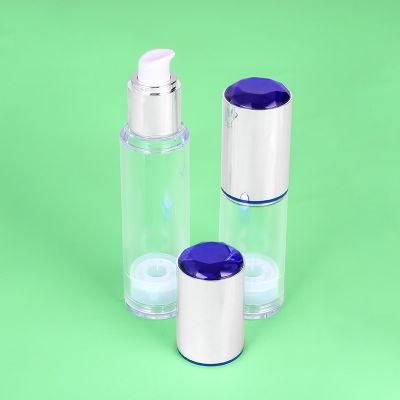 Hight Quality 30ml 50ml Cosmetic Transparent Plastic Pump Spray Airless Bottle