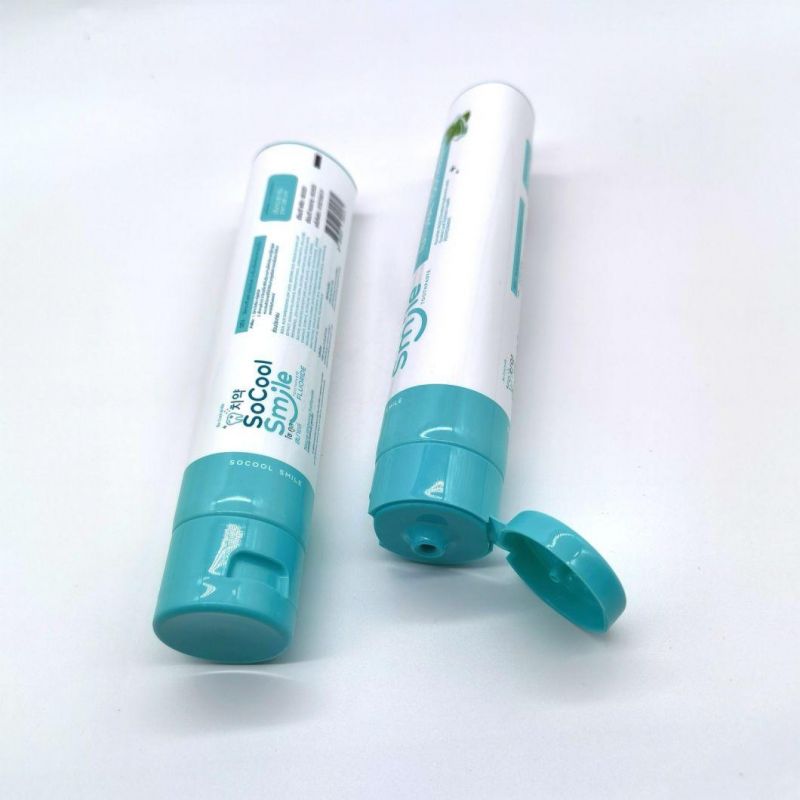 Custom Logo 5ml 30ml 50ml 100ml White Empty Packaging Refillable Toothpaste Plastic Squeeze Tubes with Cheap Price