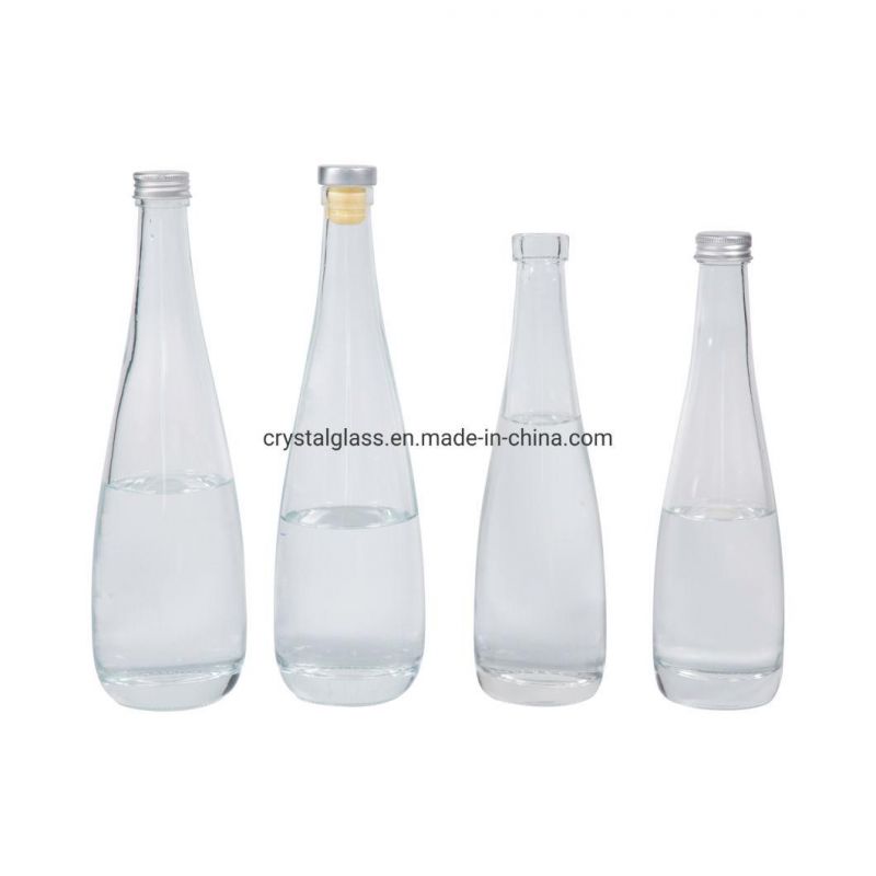 Milk Beverage Swing Top Clip Cap Glass Water Bottles for Juice