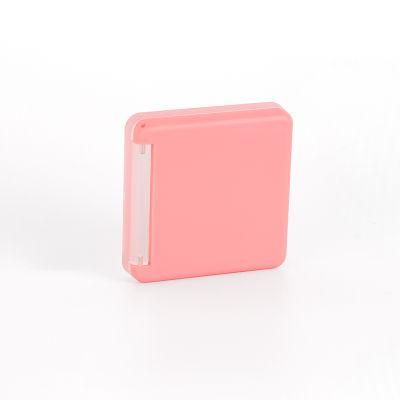 Best Selling Cosmetic Packaging Customized Plastic Empty Round Compact Powder Case