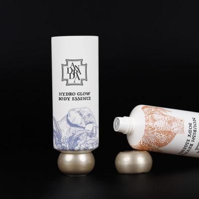 100ml Skincare Packaging All Matte White Cosmetic Lotion Tube