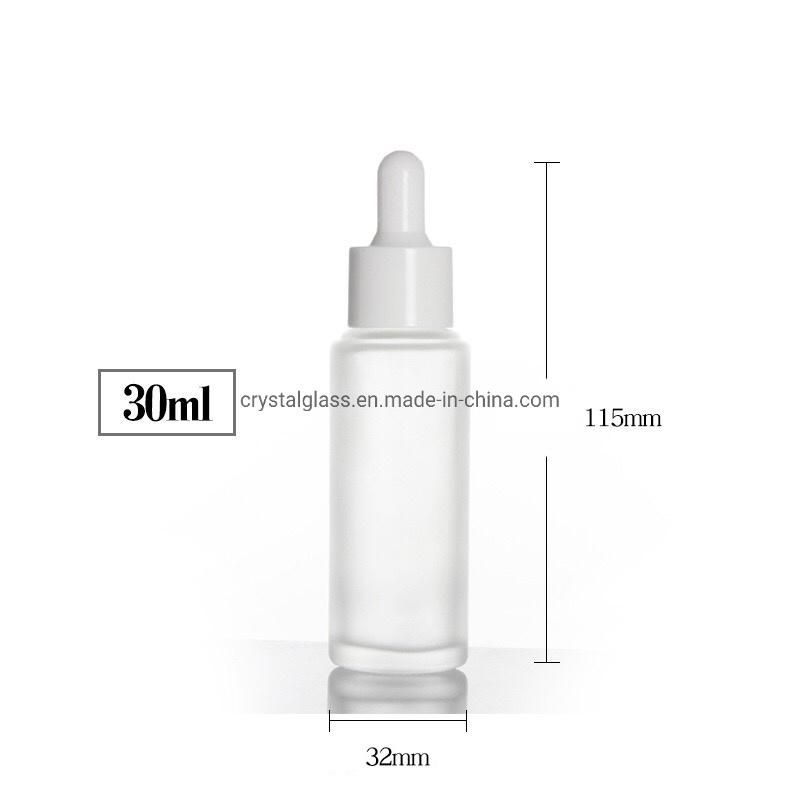 30ml White Color Essential Oil Glass Dropper Bottles