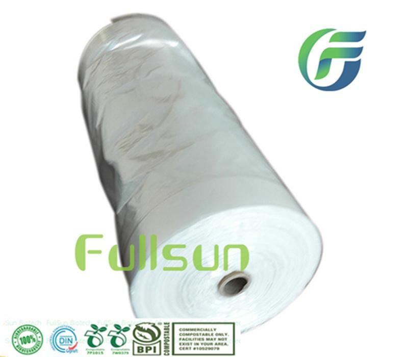 100% Biodegradable Plastic Clothes Bag Disposable Packaging Bag Compostable Garment Laundry Bag