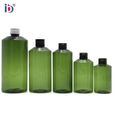 Wholesale Green Transparent Shower Gel Shampoo Split Bottling Crown Cap Plastic Bottle