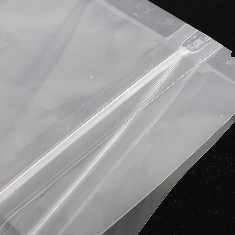 New Design Clear PEVA Plastic Ziplock Food Storage Bags Brown Paper Bag Pouch Breathable Vacuum for Packing