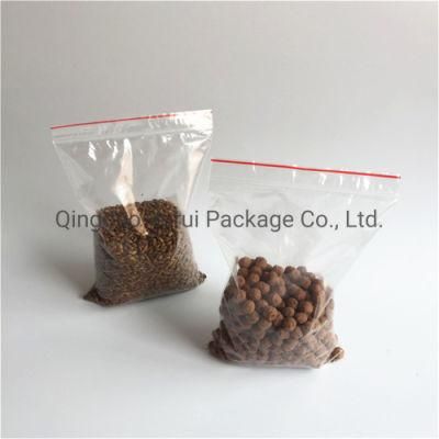 Food Grade Grip Self Press LDPE PE Plastic Clear Reclosable Ziplock Zip Lock Bags