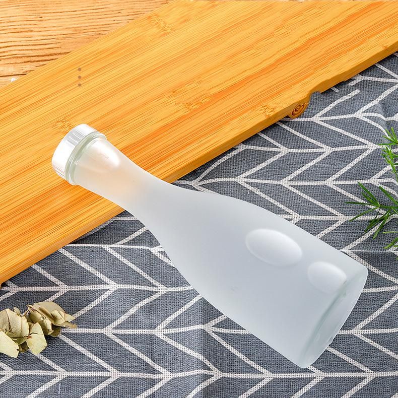 250ml 375ml 500ml Fruit Juice Beverage Ice Wine Glass Bottle with Aluminum Cap