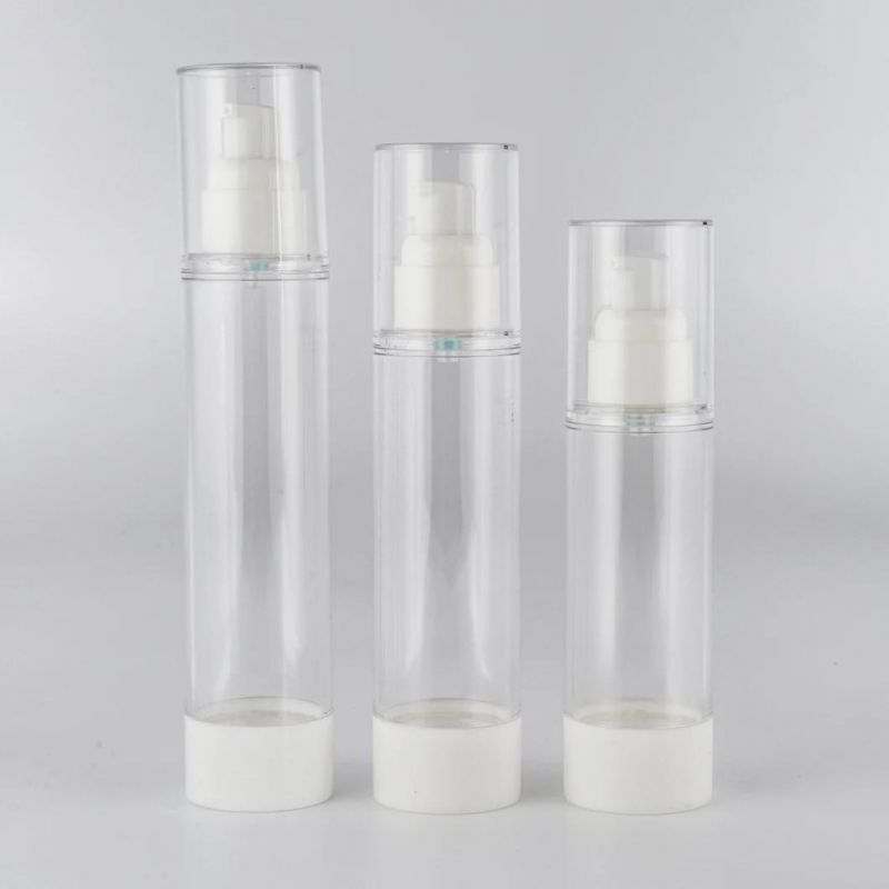 in Stock 80ml 100ml 120ml Mini Atomizer White Head Mist Airless Spray Bottle Packaging Cosmetic Airless Pump Bottle