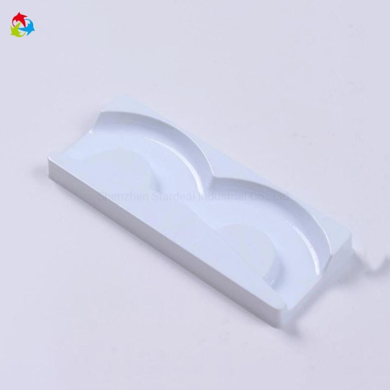 5 Pairs Cosmetic Blister Packaging White Plastic Eyelash Tray