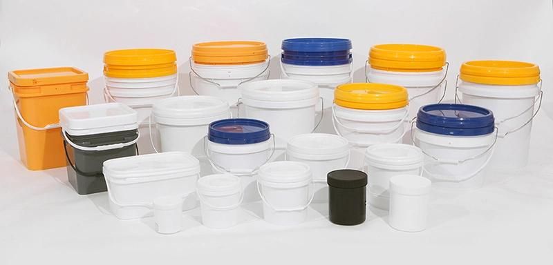 Round Plastic Container with Lid