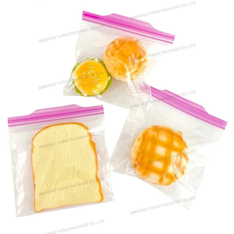 BPA Free LDPE Leakproof Waterproof Reusable Double Zipper Custom Plastic Packaging Zip Lock Bag