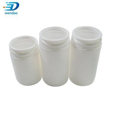 Small Plastic Matte Black Soft Touch HDPE Bottle Capsule Packaging Pill Capsule Jars with Screw Lid