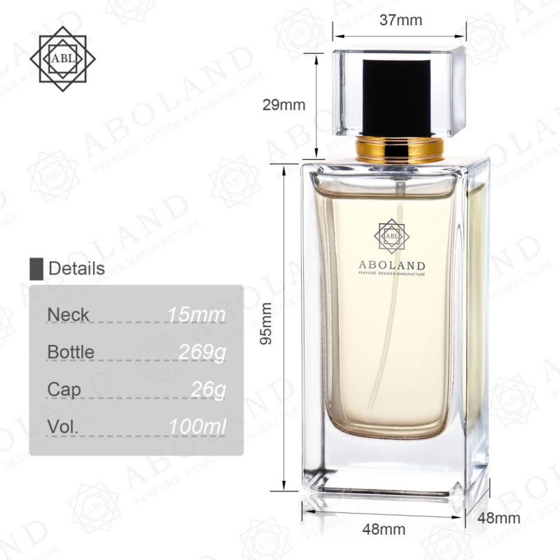Streamline Design High Quality Custom Perfume Glass Bottle
