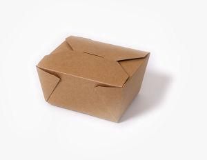 Biodegradable PLA Coating Kraft Lunch Food Paper Box