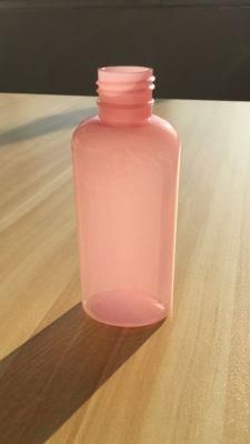 100ml Pet Plastic Cosmetics Pet Oval Flat Bottle (ZY01-A009)