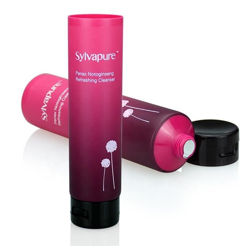 Whitening Face Wash Emtpy Tube Gloss PE Cleansing Liquid Tube