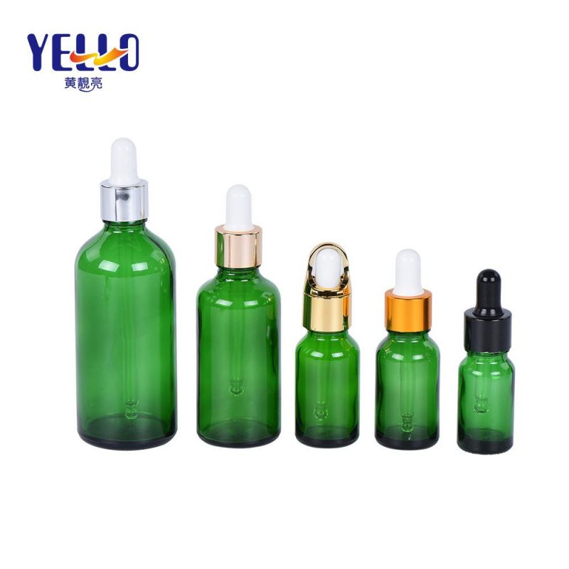 OEM 10ml 15ml 20ml 30ml 50ml 100ml Green Brown Blue Glass Dropper Bottle