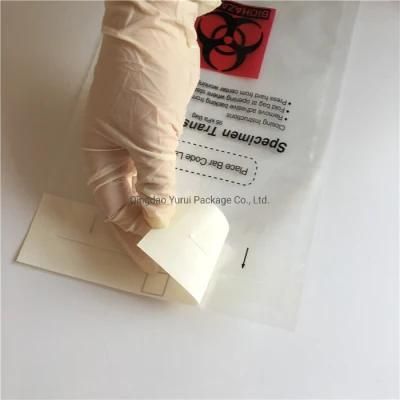 3walls Pet/PE 95kpa Specimen Biohazard Bags