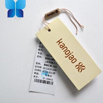 Professional Manufacturergarment Brown Kraft Paper Hangtags in China
