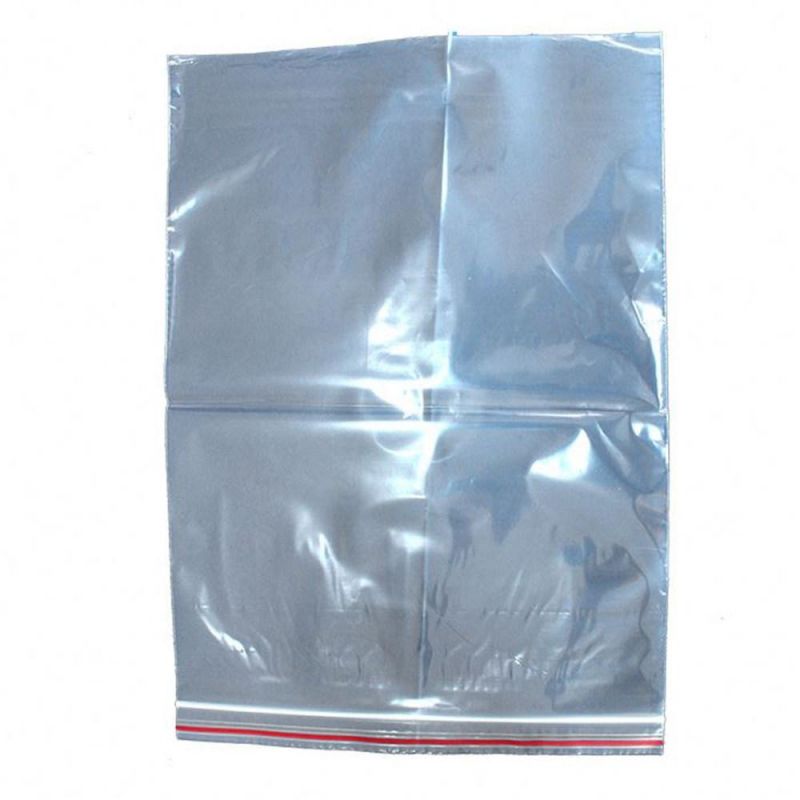 Plastic Zipper Reusable Clear Bags