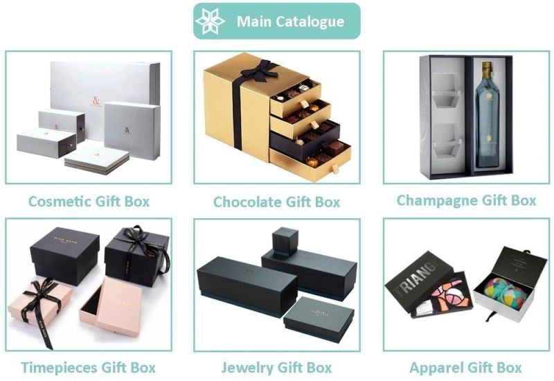 Customize Paper Magnetic Closure Gift Box with The Size and Design You Need