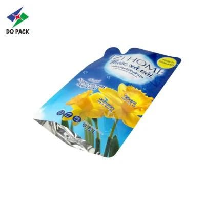 Dq Pack Custom Printed Mylar Bag Custom Logo Packaging Bag Special Shape Plastic Packaging Bag for Detergent Packaging