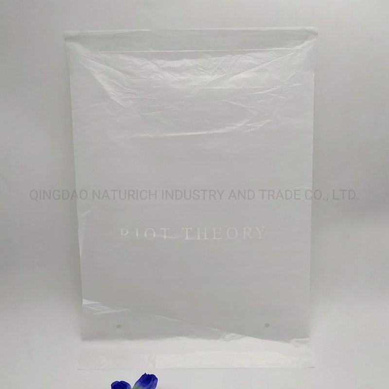 Printing Eco-Friendly Compostable Biodegradable PLA Plastic Grocery Shopping Bag