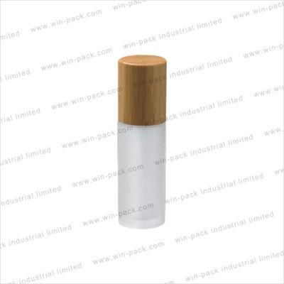 10%off Custom Eco Friendly 30ml 120ml Lotion Pump Bottle for Cream with Bamboo Base