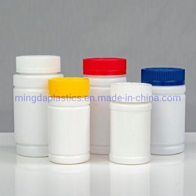 Straight-Shaped Oxygen Resistance Food Packaging HDPE 100ml Small Plastic Bottle