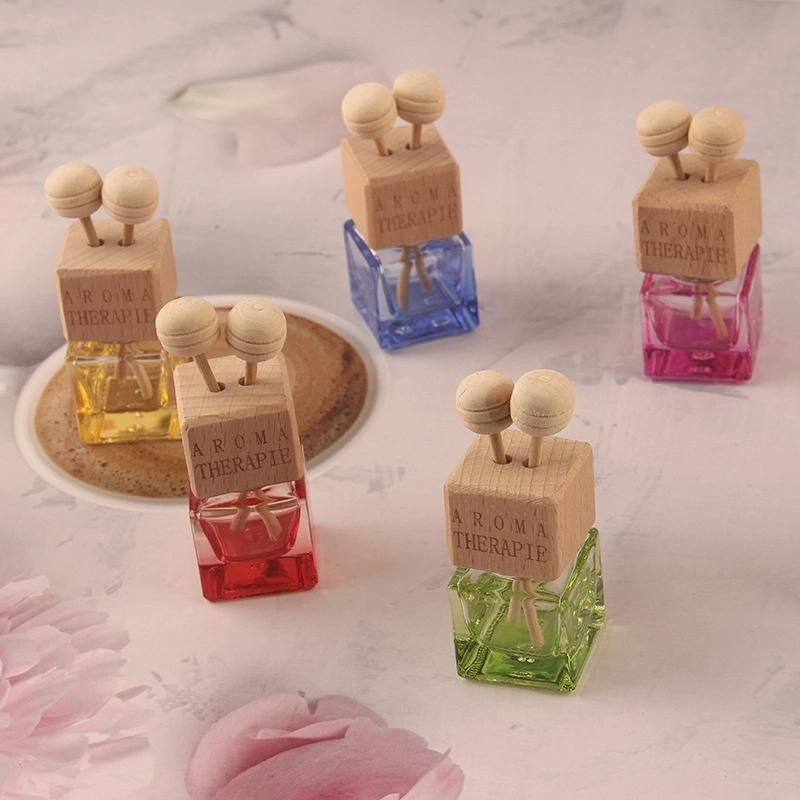 High Quality 5ml 6ml 7ml 8ml Perfume Glass Bottle Air Conditioner Outlet Freshener Car Diffuser Bottle