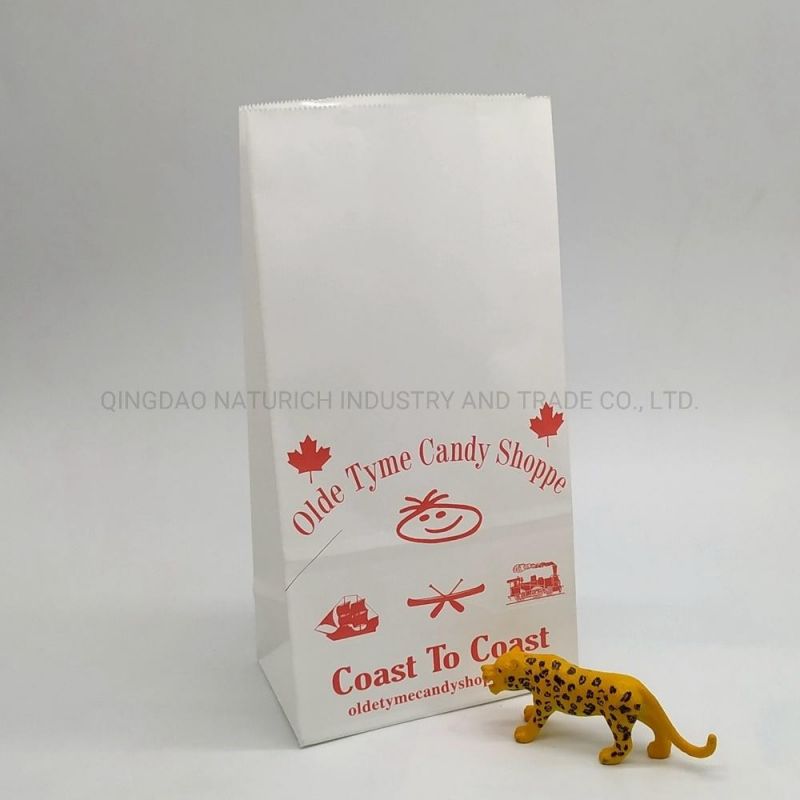 Custom Oil Proof Fast Food Packaging Fried Chicken Paper Bag for Fried Food