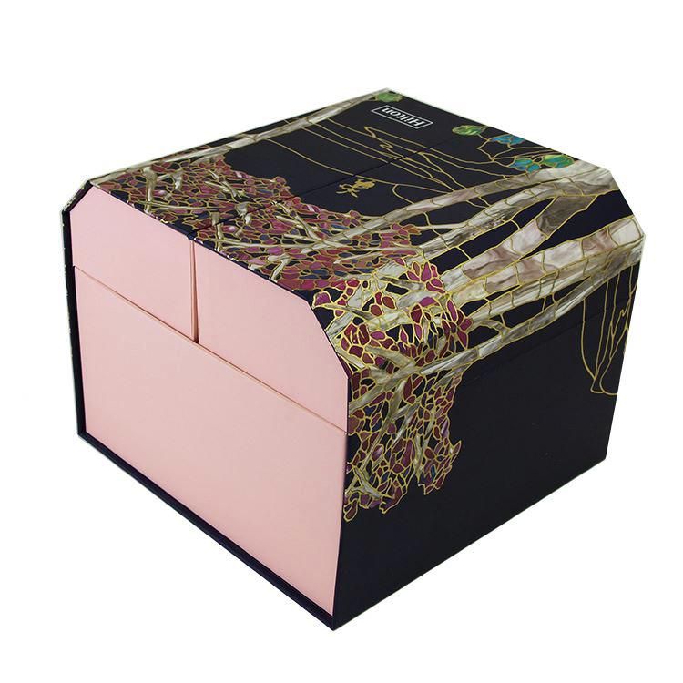 Custom Top Quality Large 3 Layer Luxury Magnetic Paper Gift Packaging Box