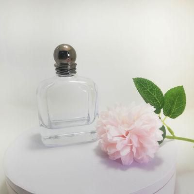 Customized Wholesale 50ml, 100ml Clear Spray Perfume Glass Bottle Cosmetic Packaging