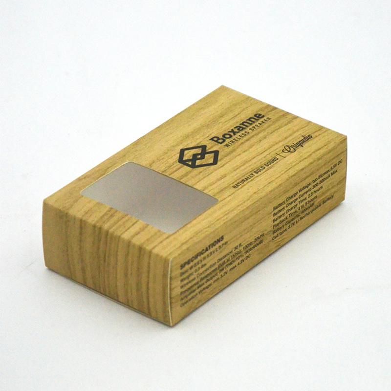 Color Printing Paper Box Soap Packaging Design with Window