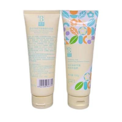 Flat Shape Eco-Friendly Sugarcane Material Matte Finishing Cosmetic Soft Touch Hand Cream Packaging Tube