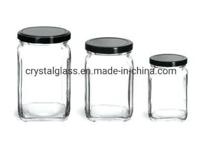 Food Grade Large Heat Resistant Sealing Glass Food Mason Jar Storage Glass Jar