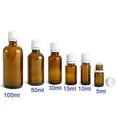 15ml Amber Cosmetic Glass Dropper Bottle for Perfume, Oil Packing