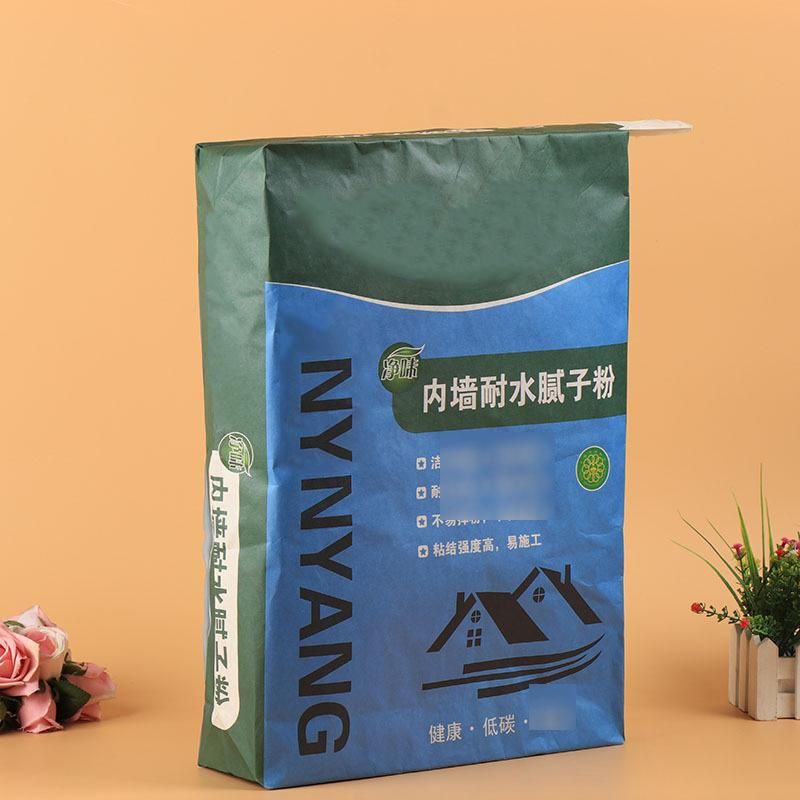 High Strength Custom Printing Cement Paper Bag for Cemento Chemical Glue