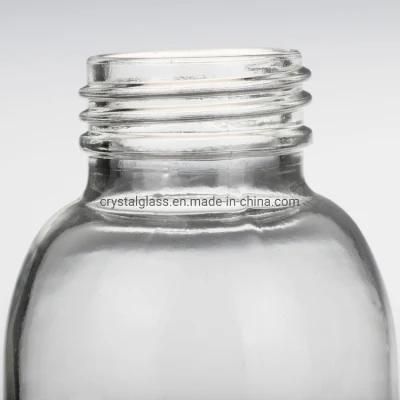 300ml 375ml Glass Water Bottle with Stainless Steel Cap Promotion Bottle