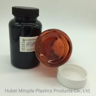 Plastic Pet MD-144 225ml Round Bottle for Medicine/Cosmetic Packaging