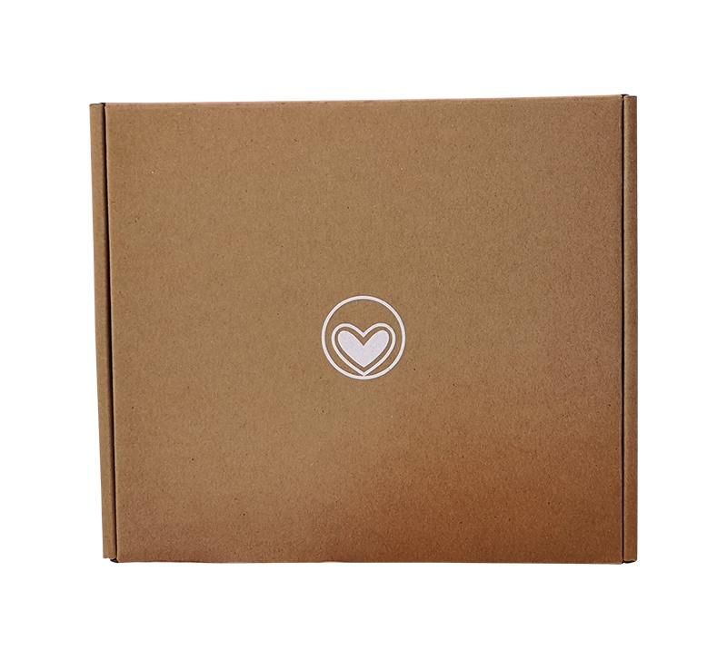 Wholesale Custom Spot UV Brown Kraft Paper Corrugated Cardboard Carton Delivery Packaging Box for Mail