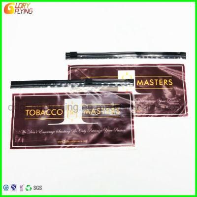 Plastic Packaging Paper Gift Bag with Zipper Cigar Mylar Wraps